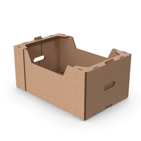 Fruit and Vegetables Packaging Cardboard Tray Box PNG & PSD Images