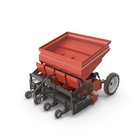Potato Planter Red Used PNG & PSD Images