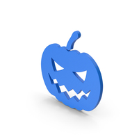 Symbol Halloween Pumpkin Blue PNG & PSD Images