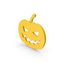 Symbol Halloween Pumpkin Yellow PNG & PSD Images