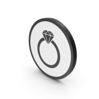 Icon Diamond Ring PNG & PSD Images