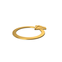 Gold Symbol Diamond Ring PNG & PSD Images