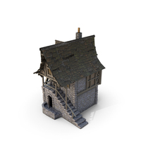Antique Medieval Watermill PNG & PSD Images