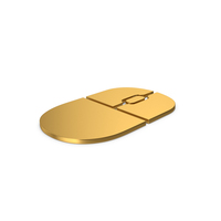 Gold Symbol Mouse PNG & PSD Images