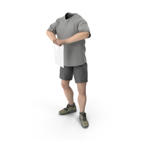 Outfit Ripping Paper Pose PNG & PSD Images