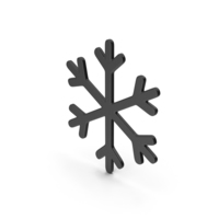 Symbol Snowflake Black PNG & PSD Images
