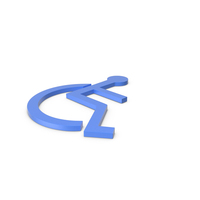 Disabled Blue Icon PNG & PSD Images