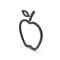 Symbol Apple Black PNG & PSD Images