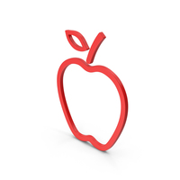 Symbol Apple Red PNG & PSD Images