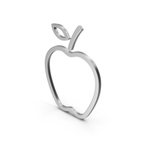 Symbol Apple Silver PNG & PSD Images