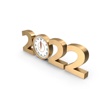 2022 Clock PNG & PSD Images