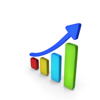 Stock Market Growth Multicolor PNG & PSD Images
