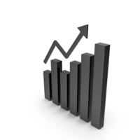 Bar Graph Black Icon PNG & PSD Images