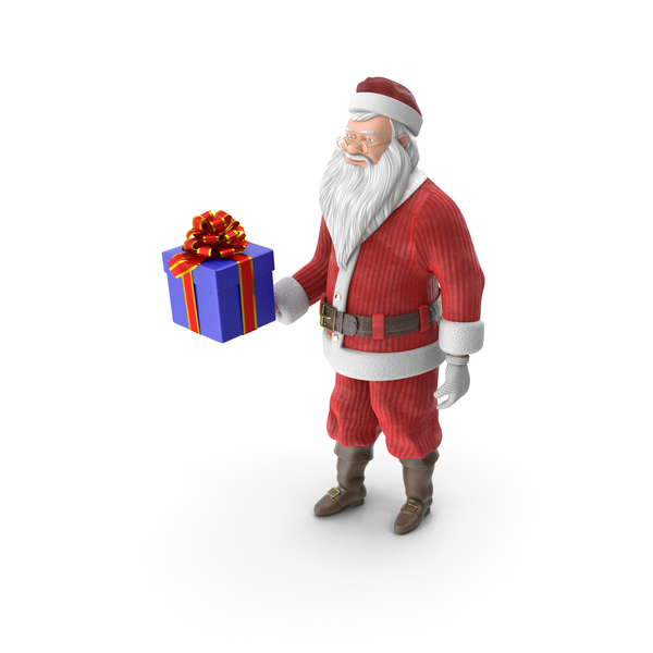 santa claus with presents