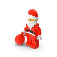 LEGO Santa Claus Minifigure PNG & PSD Images