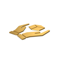 Gold Symbol Handle With Care PNG & PSD Images