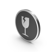 Silver Icon Fragile PNG & PSD Images