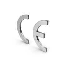 Symbol CE Marking Silver PNG & PSD Images