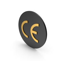 CE Marking Gold Icon PNG & PSD Images