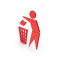 Symbol Do Not Litter Red PNG & PSD Images