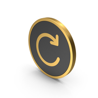 Gold Icon Page Update PNG & PSD Images
