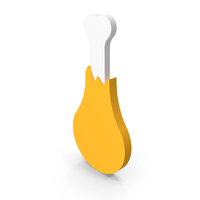 Chicken Drumstick Icon PNG & PSD Images