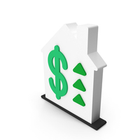 House Cost Increase Icon PNG & PSD Images