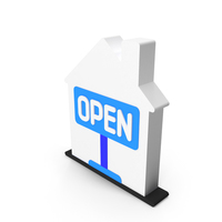 House Open Icon PNG & PSD Images