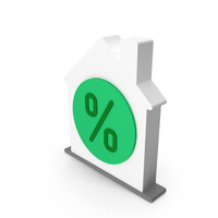 House Percent Icon PNG & PSD Images