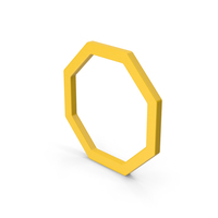 Octagon Yellow PNG & PSD Images
