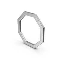 Octagon Silver PNG & PSD Images