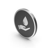 Silver Icon Save Water PNG & PSD Images