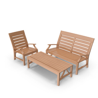 Outdoor Furniture Set PNG & PSD Images