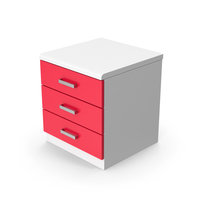 Bedroom Cabinet Red White PNG & PSD Images
