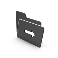 Move Files Black Symbol PNG & PSD Images