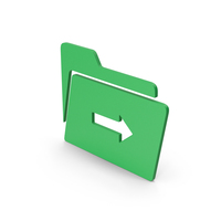 Symbol Move Files Green PNG & PSD Images