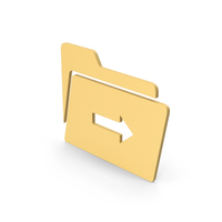 Symbol Move Files Yellow PNG & PSD Images