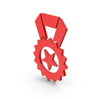Symbol Award Red PNG & PSD Images