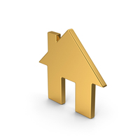 Symbol Home Gold PNG & PSD Images