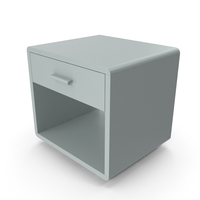 Bedside Table Grey PNG & PSD Images