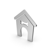 Symbol Dog House Silver PNG & PSD Images