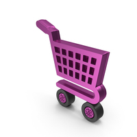 Shopping Cart Pink PNG & PSD Images