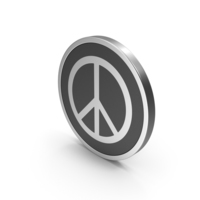 Silver Peace Icon PNG & PSD Images