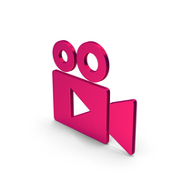 Symbol Video Camera Metallic PNG & PSD Images