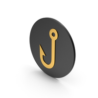 Hook Gold Icon PNG & PSD Images