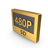 480p Simple Definition Video Resolution PNG & PSD Images