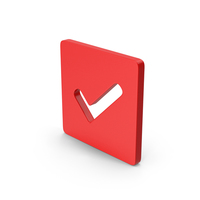 Symbol Checkmark Red PNG & PSD Images