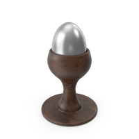 Wooden Silver Egg Cup PNG & PSD Images