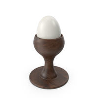 Wooden White Egg Cup PNG & PSD Images