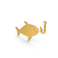 Fishing Gold Symbol PNG & PSD Images